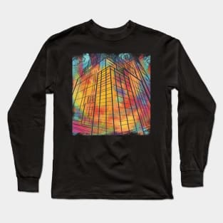 Anime buildings Long Sleeve T-Shirt